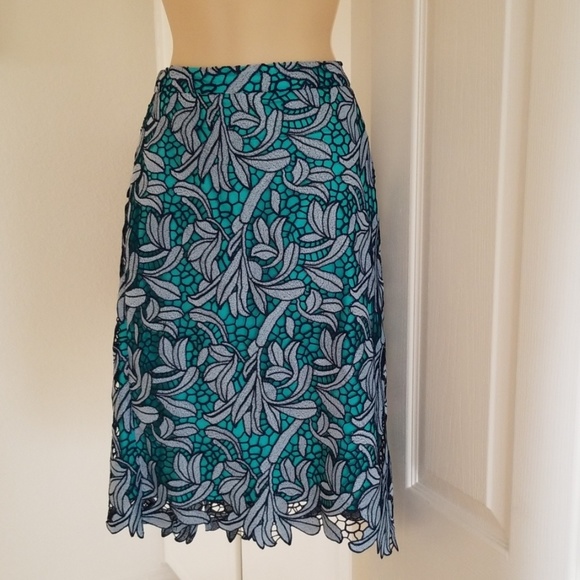 Anthropologie Dresses & Skirts - NWOT Anthropology Maeve Embroidered Flower Skirt